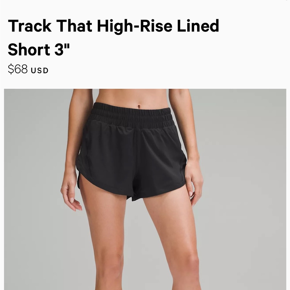 Track That High-Rise Lined Short 3”